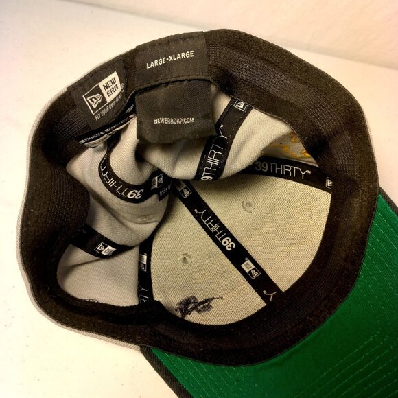 WVU West Virginia Mountaineers Cap Hat New Era Fitted Large XL Stretch Gray - Picture 11 of 14